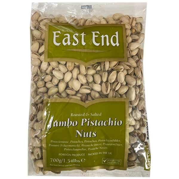 East End Jumbo Pistachio Nuts 700g