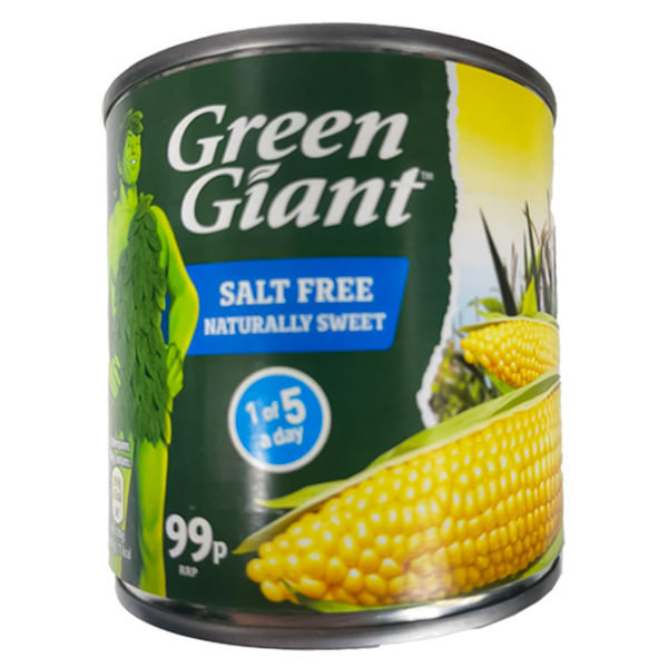 GG Salt Free Sweetcorn 340g