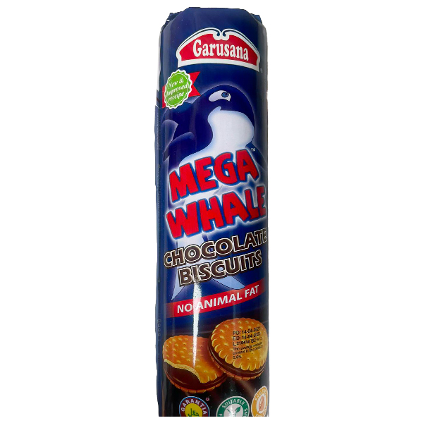 Mega Whale Chocolate Biscuit 500g