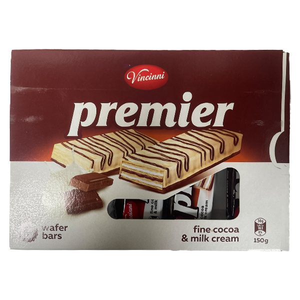 Vincinni Premier Coca Milk Waffers 150g