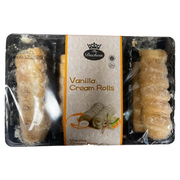 Duchess Vanilla Cream Rolls 350g