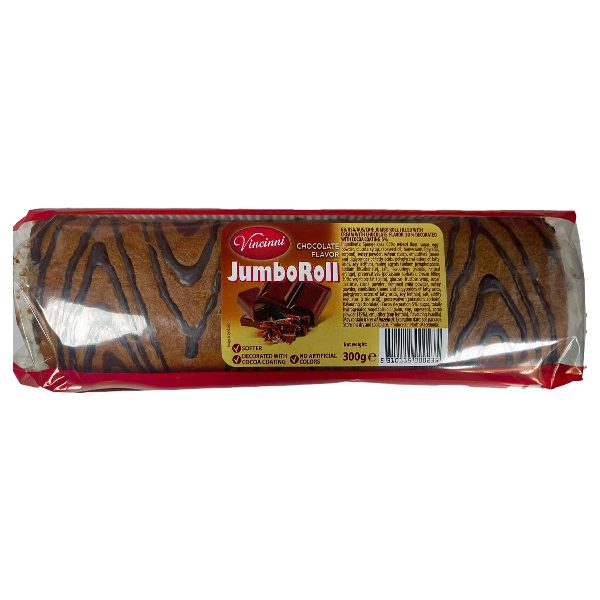 Vincinni Jumbo Rolls Chocolate 300g