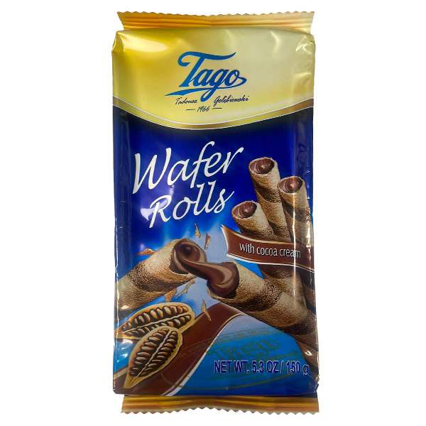 Tago Waffer Rolls With Cocoa 150g