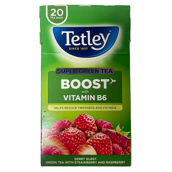 Tetley Green Berry & Burst 20s