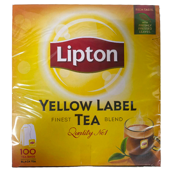 Lipton Yellow Tea Bags 100s