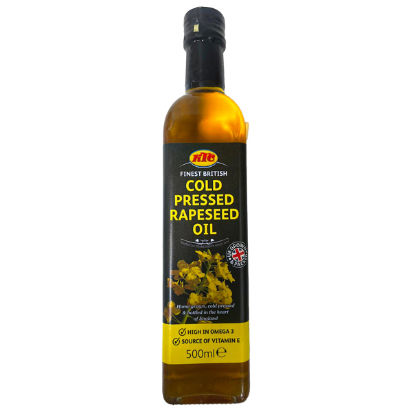 Ktc Cold Pressed Rapeseed Oil 500ml