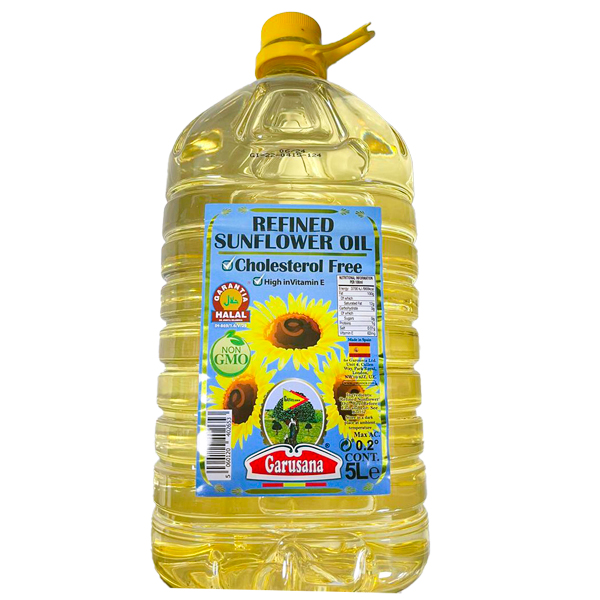 Garusana Spanish Sunflower Oil 5 Ltr