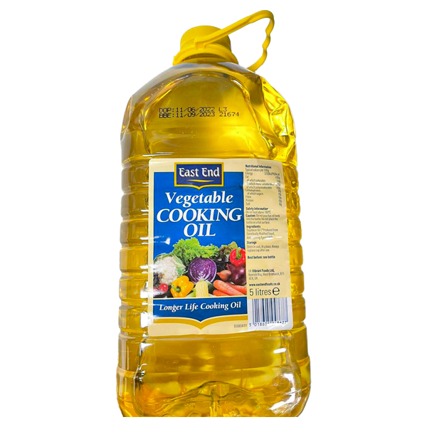 East End Vegetable Cooking Oil 5Ltr