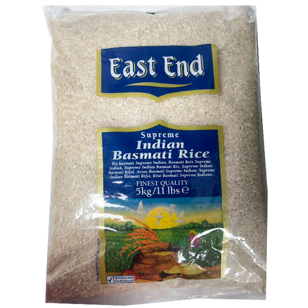 East End Super Basmati Rice Indian 5kg