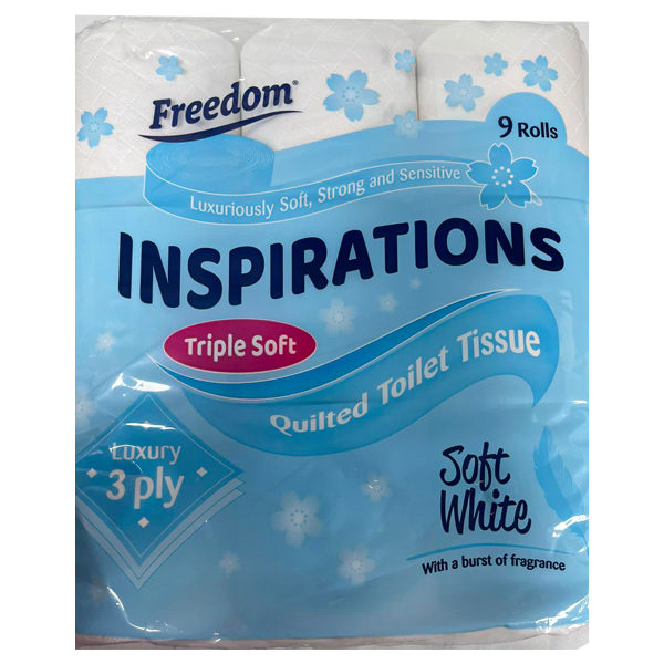Freedom Toilet Tissue White 9 Rolls