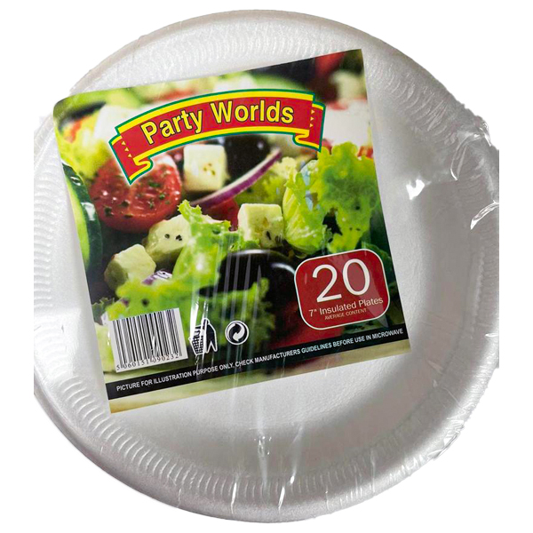 Party Word Disposable Plat 20s