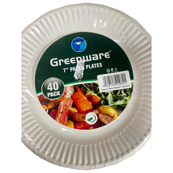 Greenware Paper Plates 40s