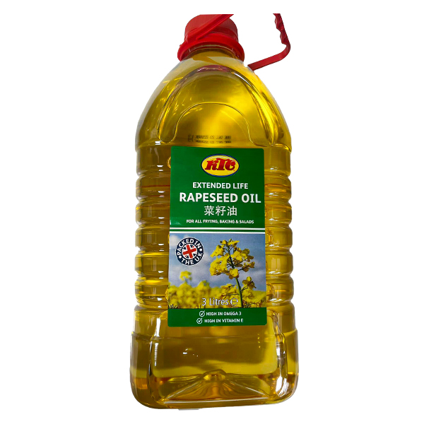 Ktc Rapeseed Oil 3ltr