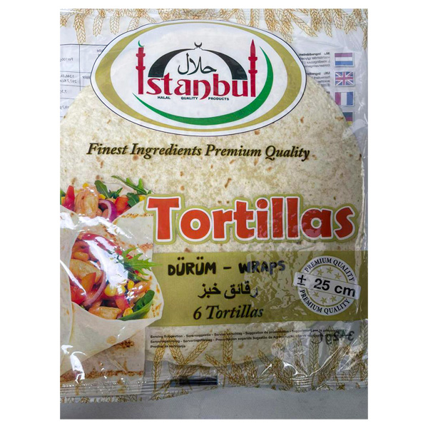 Istanbul Tortilla Wraps 25cm 6S