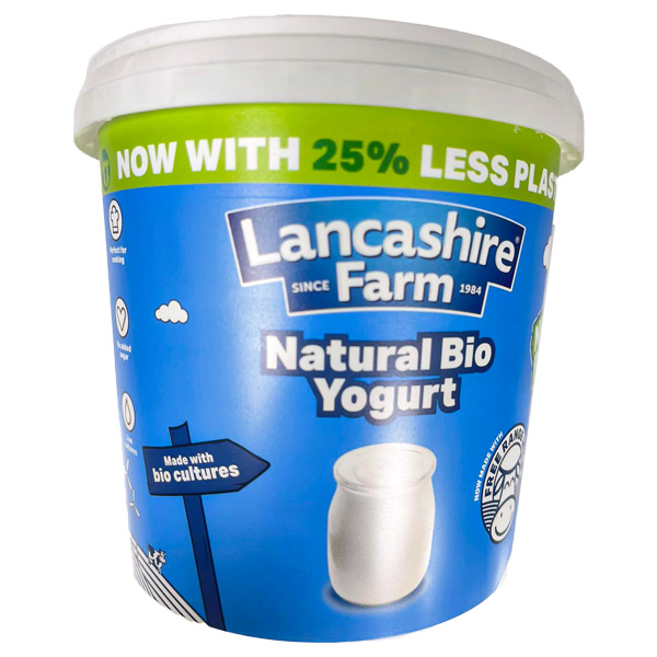 lancashire Farm Natural Bio Yogurt 500g