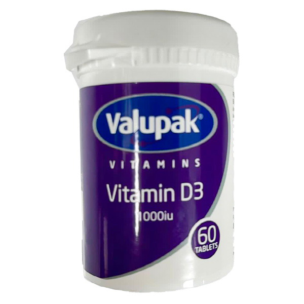 Value Pack Vitamin D3 60 Tablets