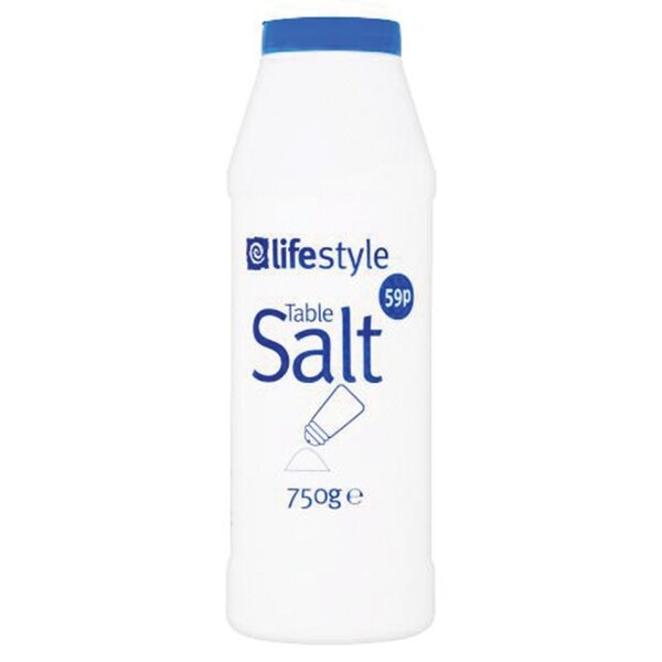 Lifestyle Table Salt 750g